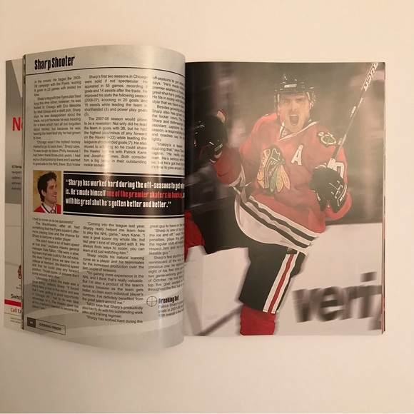 Chicago Blackhawks Official Game Program Magazine Sharp Shooter 2008 2009 - Picture 8 of 16